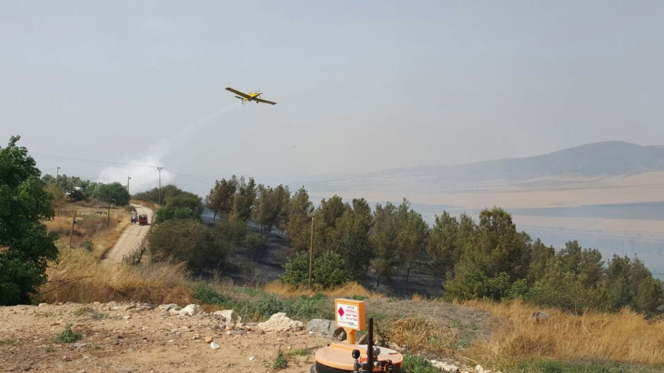 מטוס כיבוי בעמק יזרעאל, היום (כיבוי והצלה צפון)