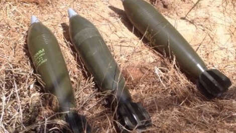טילים שהוכנו עבור ירי לעבר ישראל (דובר צה"ל)