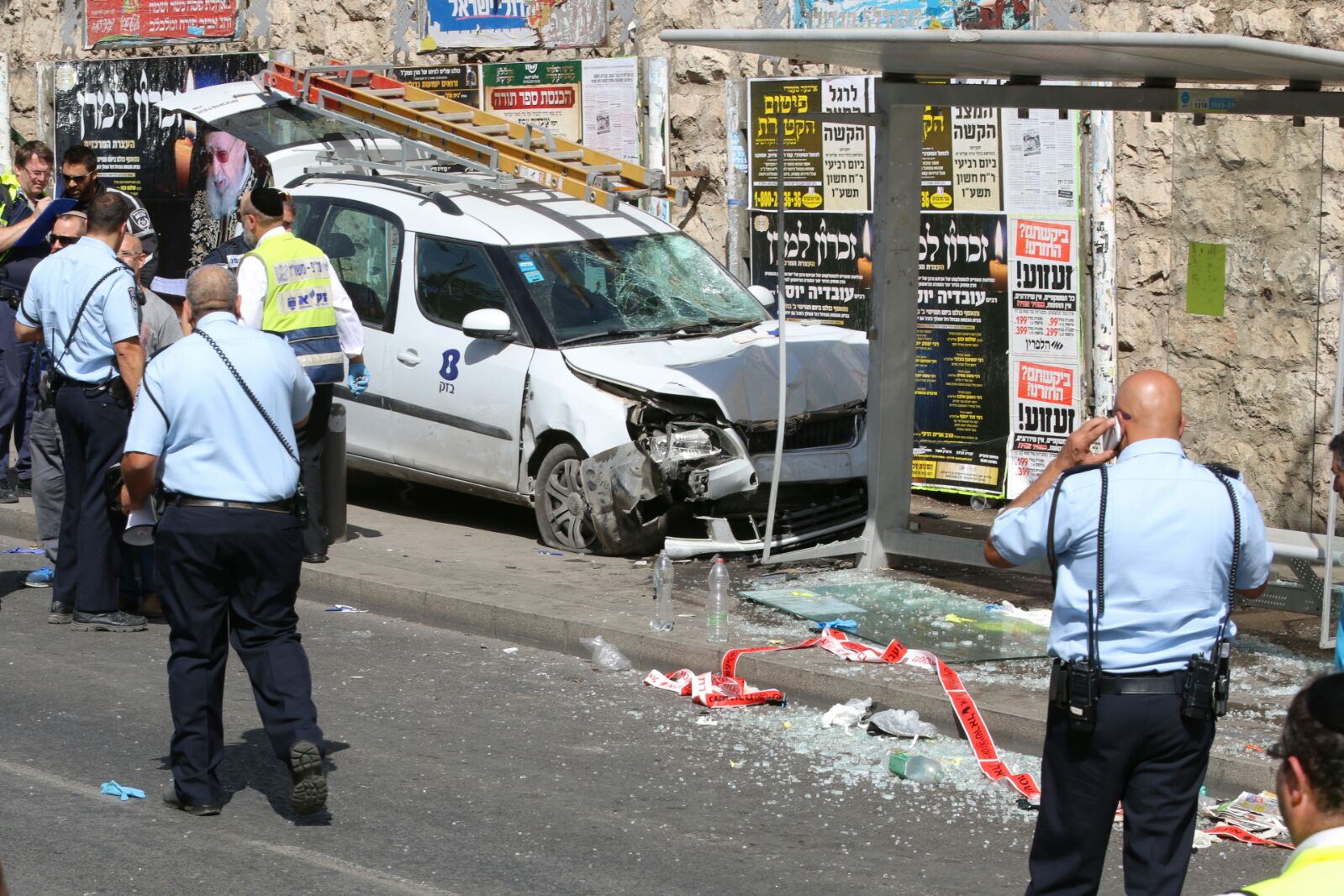 הרוג ופצועים ברחוב מלכי ישראל (הלל מאיר TPS)