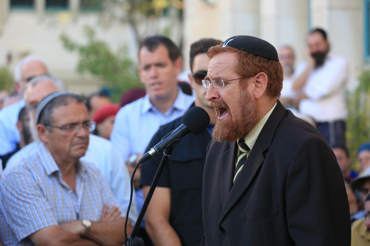 חבר הכנסת גליק מספיד בהלוויה (הלל מאיר TPS)
