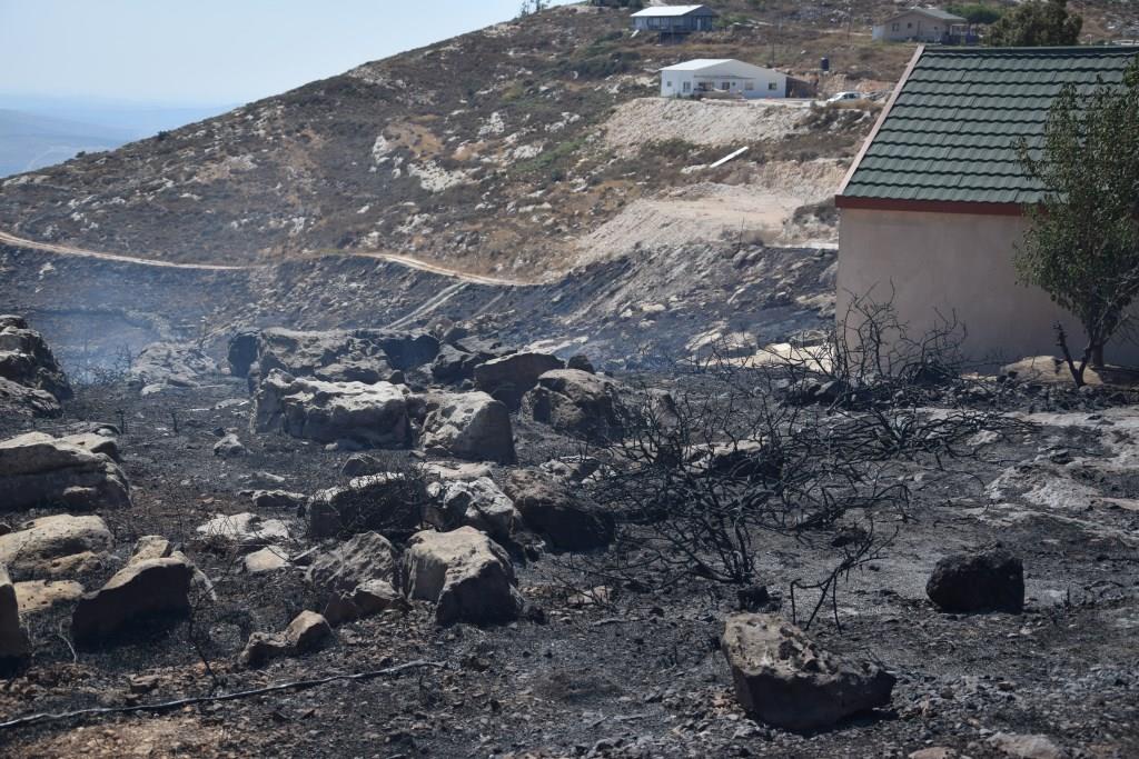 האש כובתה על סף הבית (אברהם שפירא)