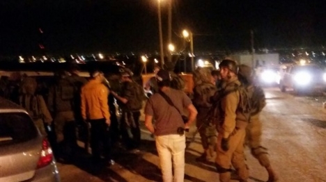 זירת הפיגוע בהר ברכה (נדב גולדשטיין TPS)