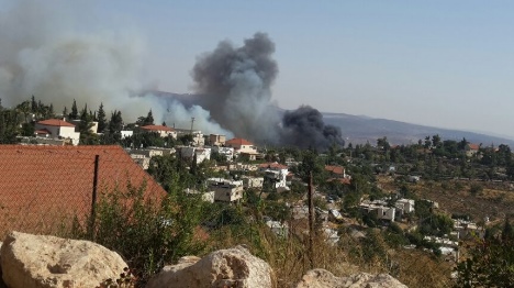 השריפה באלון מורה, היום (דודי בן ציון, סוכנות תצפית)