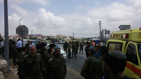 זירת פיגוע הדריסה (דוברות מועצה אזורית גוש עציון)