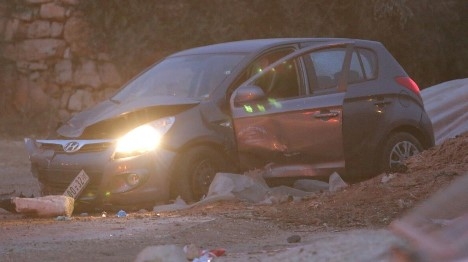 הרכב באמצעותו ביצע ערבי את הפיגוע בחלחול (הלל מאיר TPS) הרכב באמצעותו ביצע ערבי את הפיגוע בחלחול (הלל מאיר TPS)
