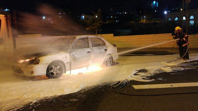 הרכב שנפגע, הערב (כבאות והצלה ירושלים)