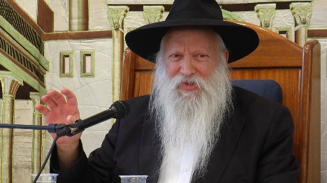 הרב גינזבורג מדבר עם הילדים (יהודה פרל)