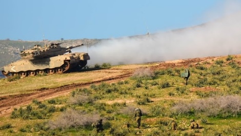 כוחות צה"ל מתאמנים לאחרונה לקראת לחימה בגזרה הצפונית (דובר צה"ל)