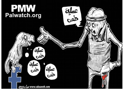 קריקטורה מהעיתון אל חיאת אל ג'דידה (באדיבות מבט לתקשורת פלסטינית)