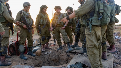 חיילי צה"ל ברצועת עזה במהלך 'צוק איתן' (דובר צה"ל)