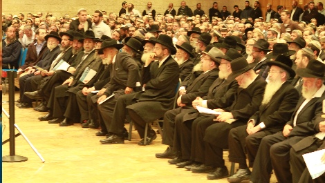 רבנים בכנס אתמול (מיכאל הרוש)