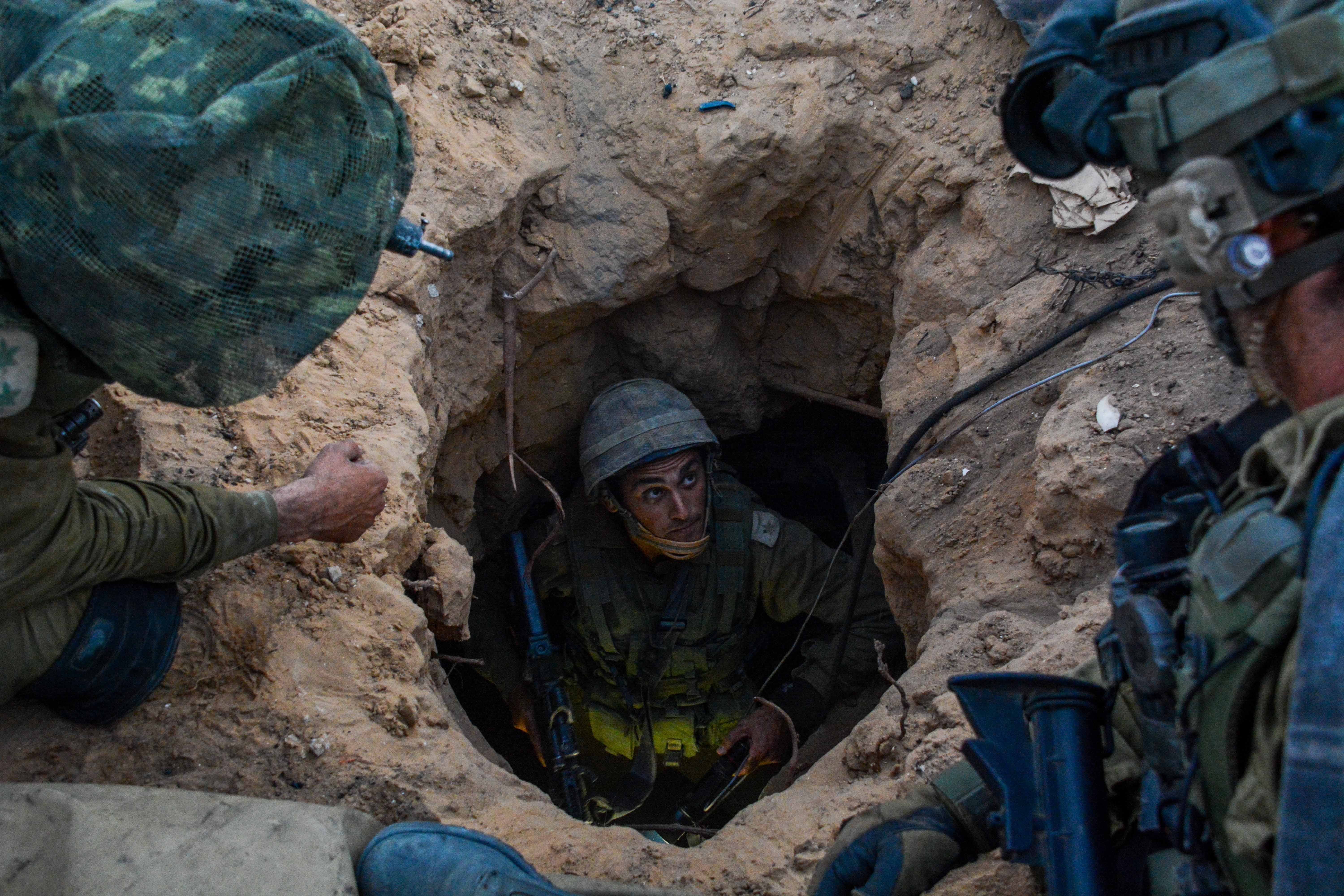 בניית מנהרות בחסות שיקום (דובר צה"ל)