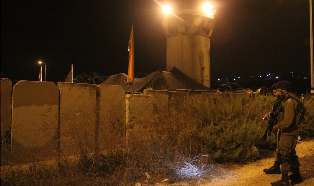 כוחות צה"ל סורקים באזור הפילבוקס, הערב (אהוד אמיתון TPS)