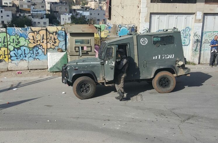 שוטרי מג"ב הבוקר בחברון (דוברות המשטרה)