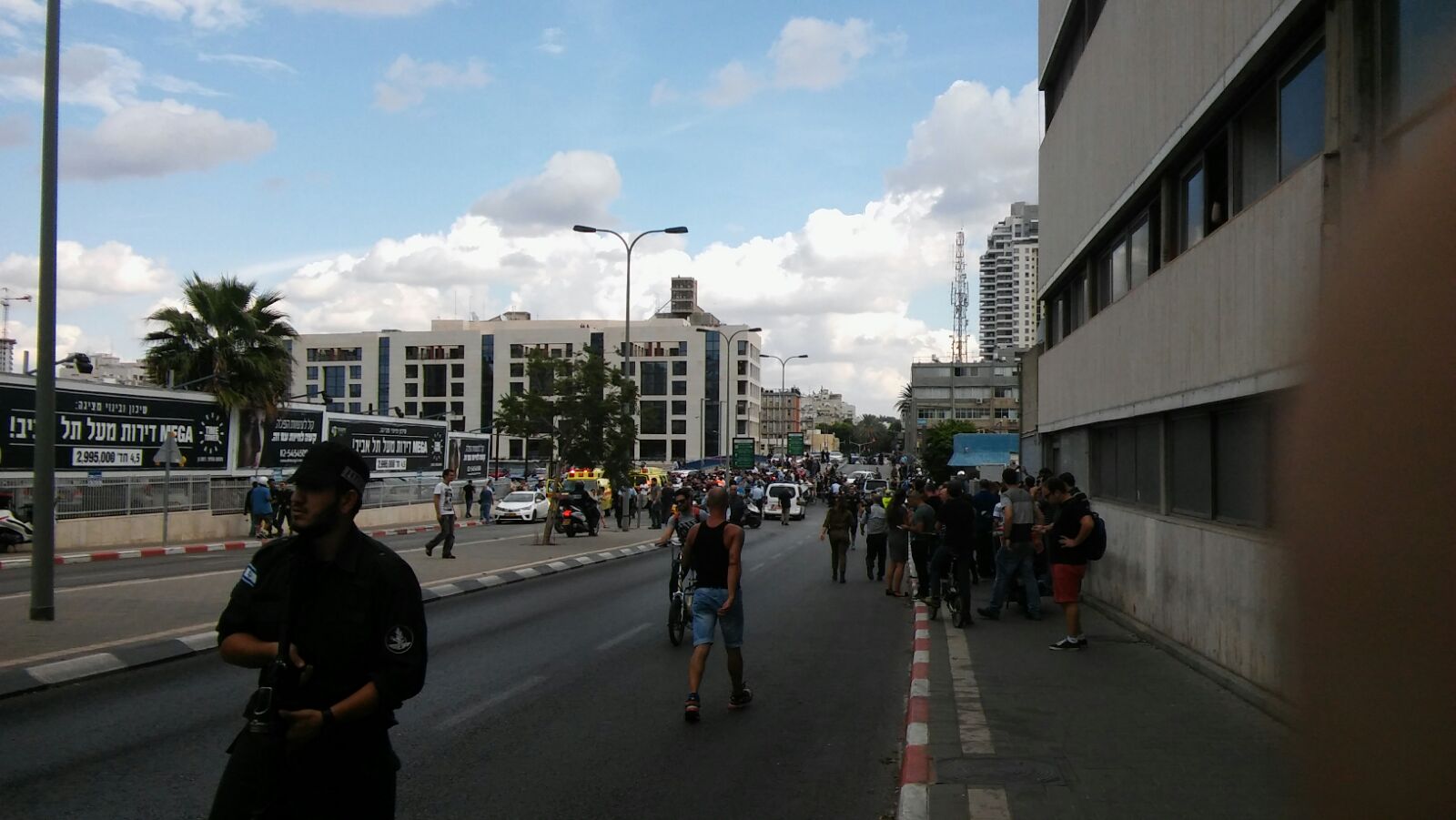 זירת הפיגוע בתל אביב, ארכיון (TPS)