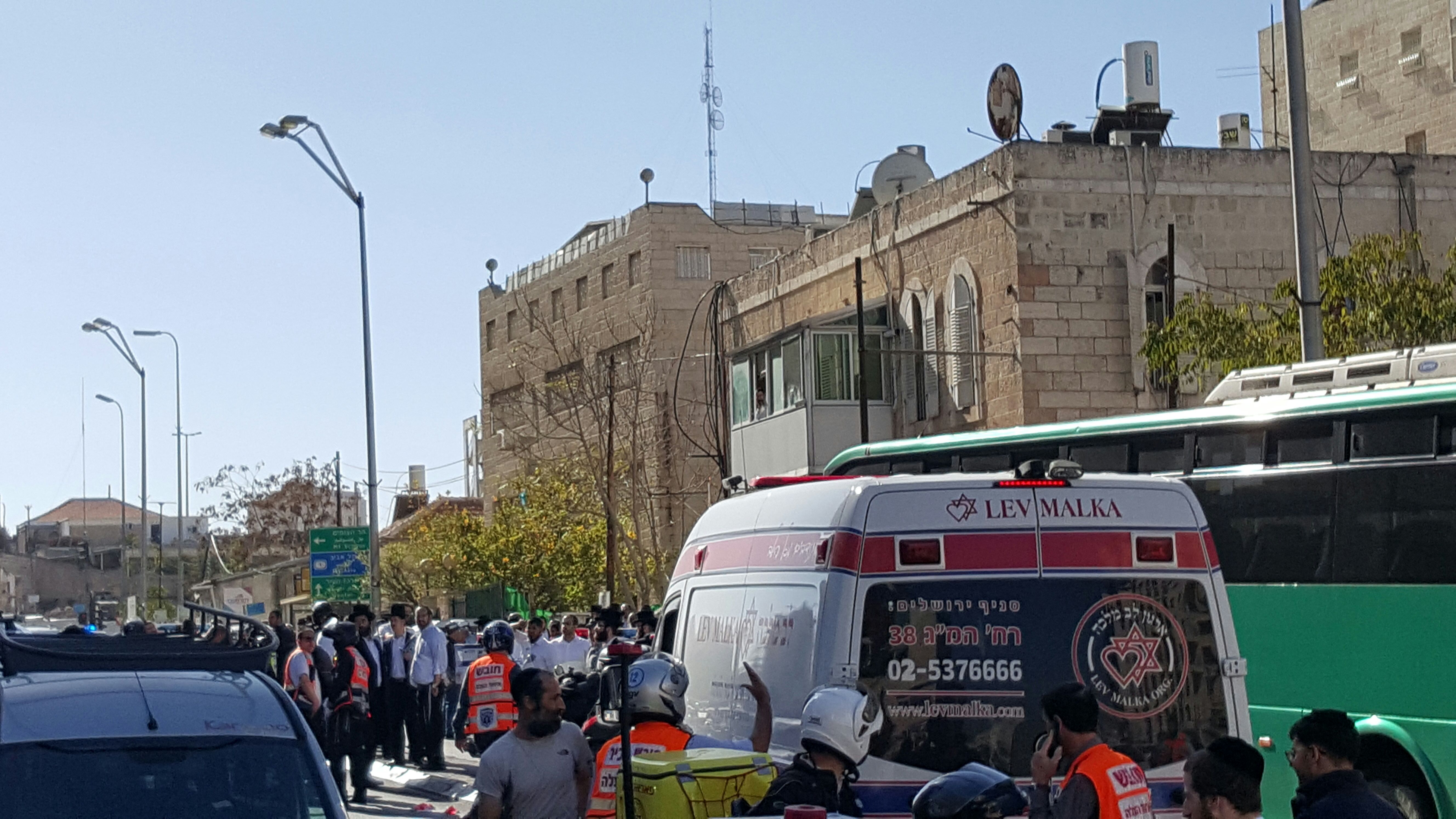 זירת הפיגוע ברחוב שמגר, הבוקר (דיווח ראשוני)