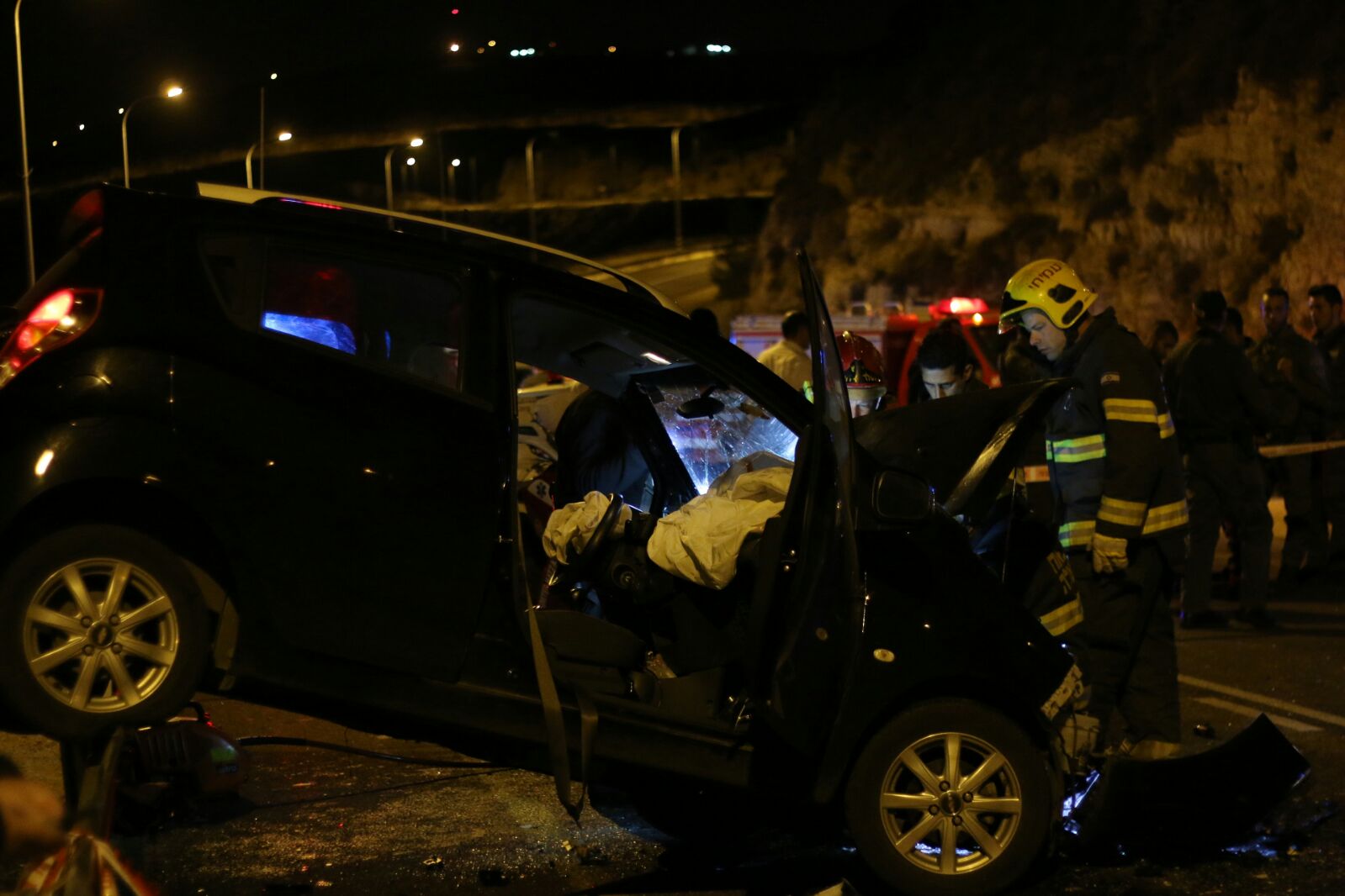 הרכב שנפגע סמוך לפסגות (הלל מאיר TPS)