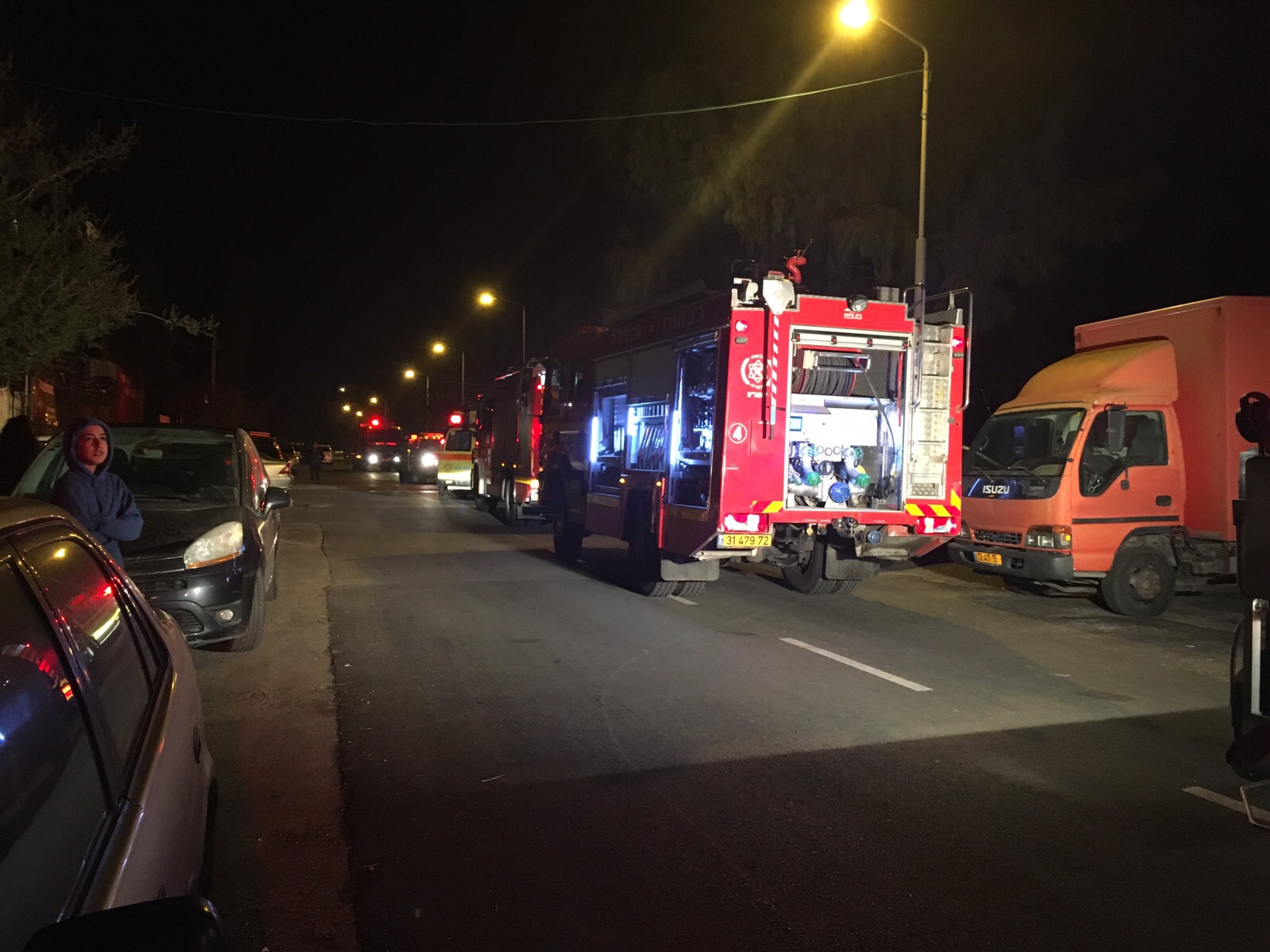 זירת השריפה אתמול (דוברות כבאות והצלה ירושלים)
