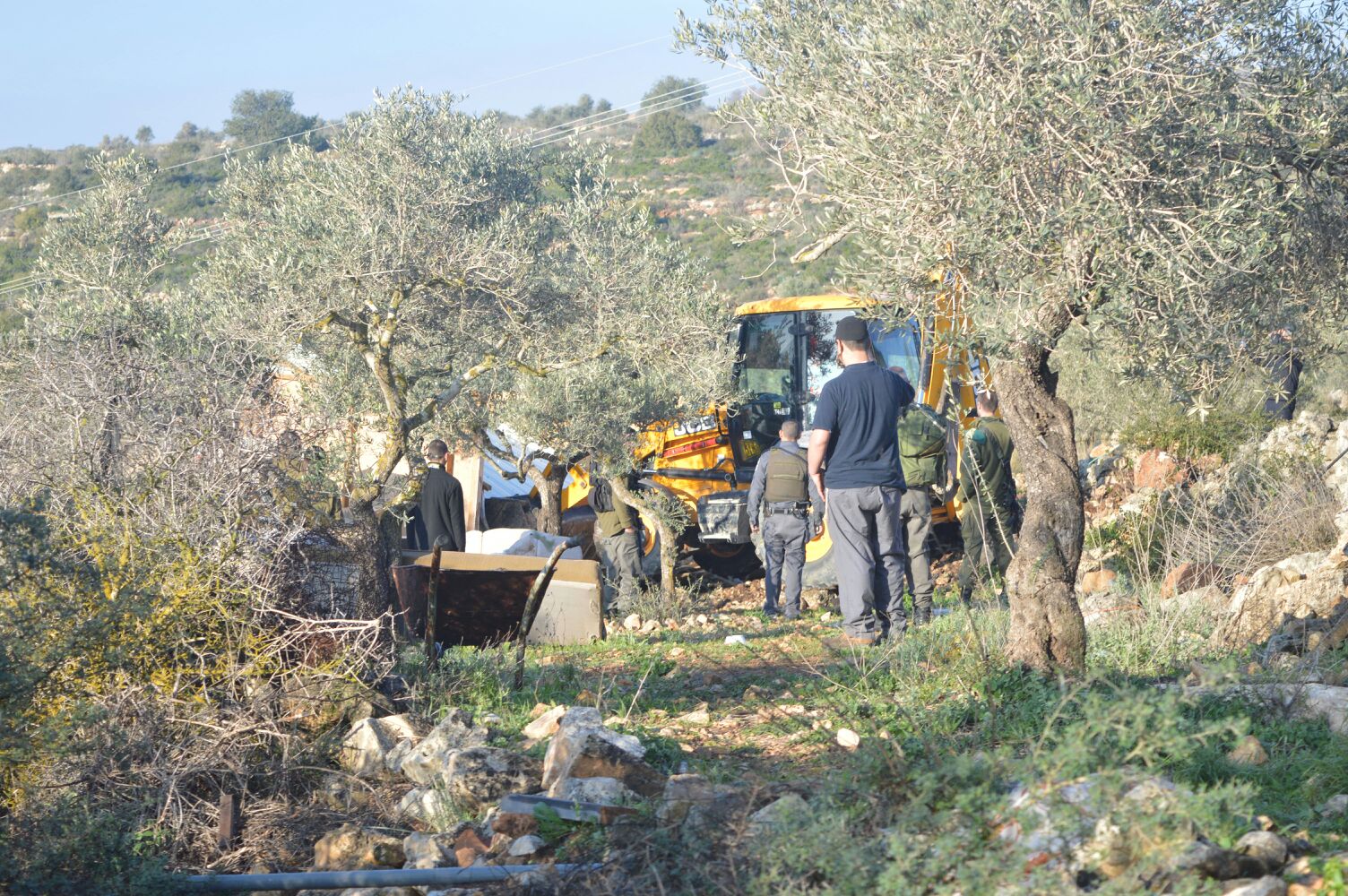 ההרס בגבעת מנחם, הבוקר (ניתאי TPS)