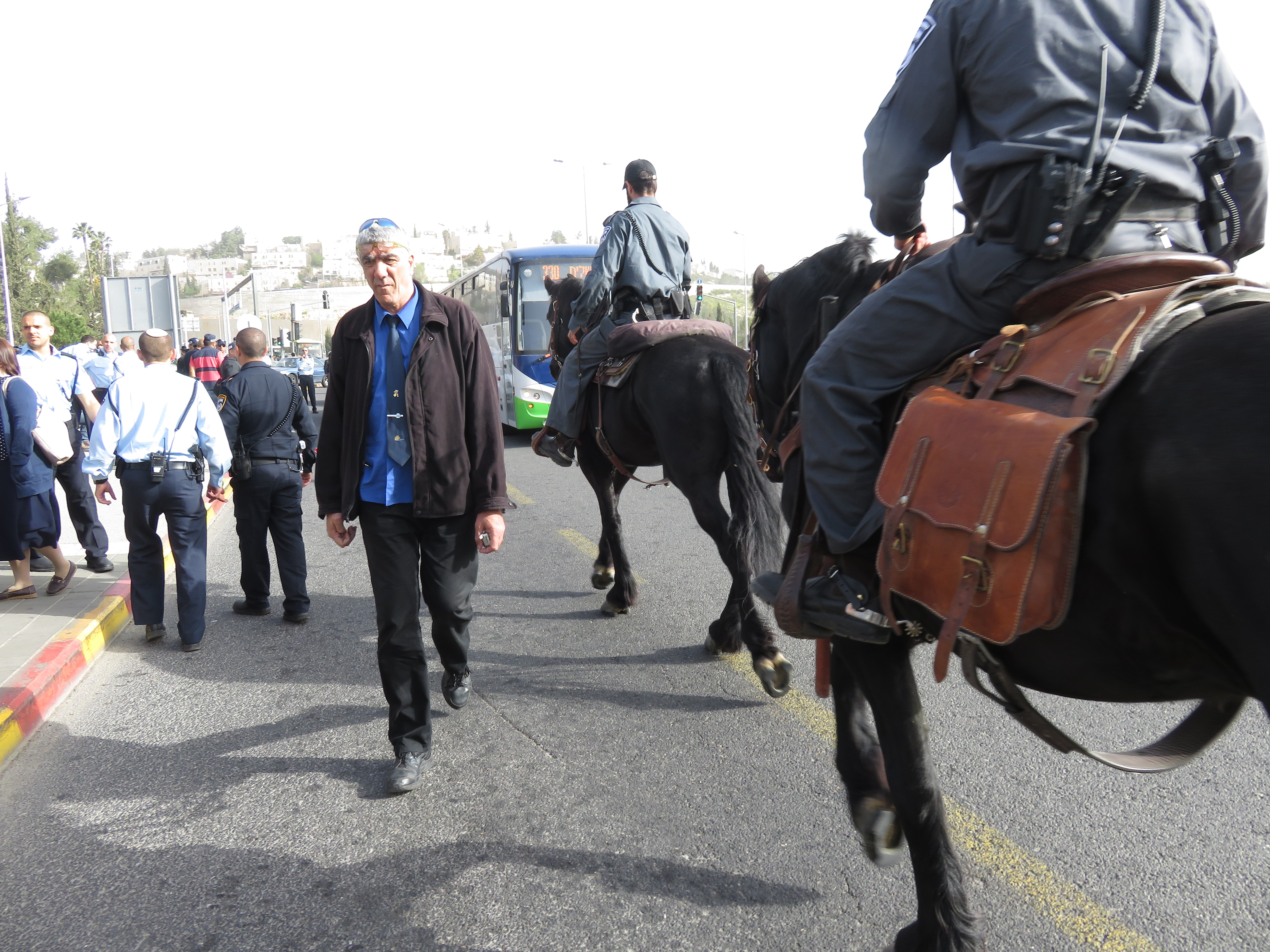 זירת הפיגוע בצומת רמות (TPS)