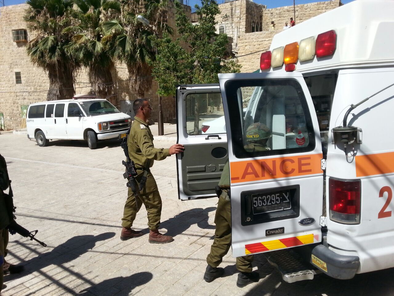 זירת נסיון הפיגוע (חיים בלייכר TPS)